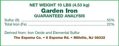 Garden Iron by Espoma