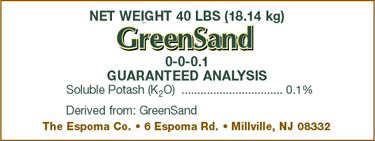 Greensand by Espoma Weight